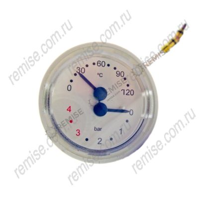 Манометр с капилляром 0-4 бар 0-120С для котлов Viessmann  7823285