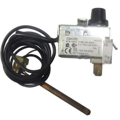Датчик термостат дымовых газов предохранительный Ferroli 60C PEGASUS (36401810) 39816110