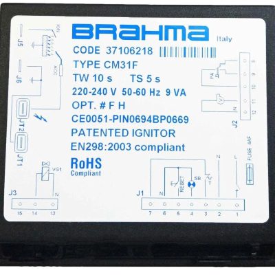 Блок управления горением Brahma CM31F  37106218