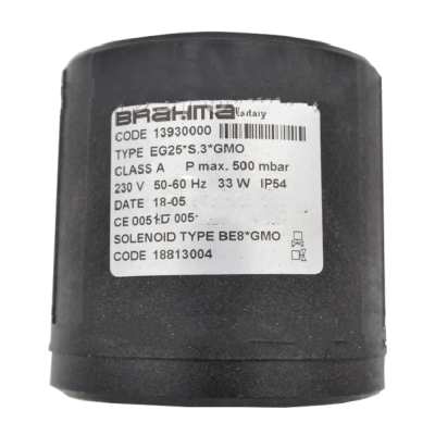 Катушка клапана Brahma BE8*GMO, 18813004